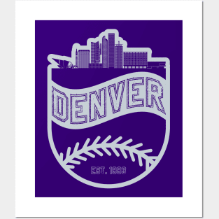 Denver Baseball 01 Posters and Art